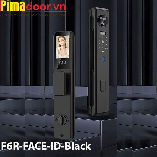 Khóa cửa điện tử PIMA F6R FACE ID Black 2